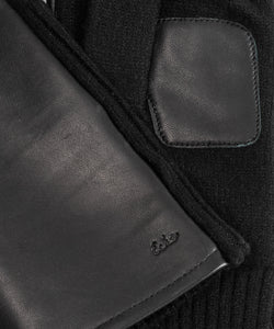Echo Long Leather Knit Combo Glove