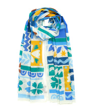 Load image into Gallery viewer, Echo Solstice Collage Sarong

