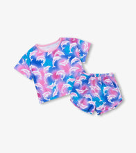 Load image into Gallery viewer, Hatley Airbrush Dolphins Short Sleep Set
