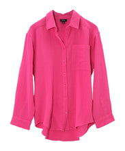Load image into Gallery viewer, Echo Supersoft Gauze Boyfriend Shirt Pink Lemonade
