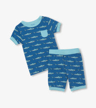 Load image into Gallery viewer, Hatley Shark Tank Bamboo Summer Pyjamas

