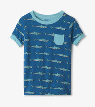 Load image into Gallery viewer, Hatley Shark Tank Bamboo Summer Pyjamas
