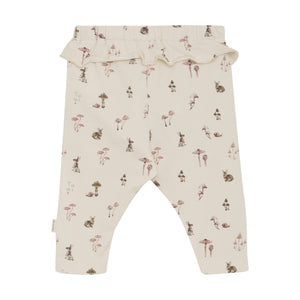 Minymo Mushroom and Bunny Print Onesie and Pants