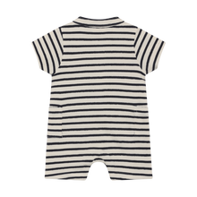 Load image into Gallery viewer, Minymo Stripe Baby Shortie Playsuit
