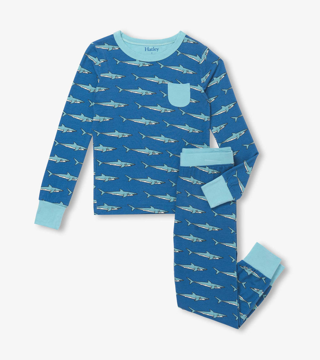 Hatley Shark Tank Bamboo Pyjamas