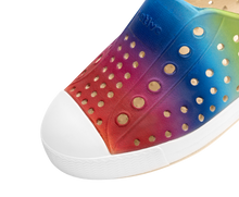 Load image into Gallery viewer, Native Jefferson Print Kids Shoes Rainbow Gradient
