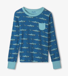 Hatley Shark Tank Bamboo Pyjamas