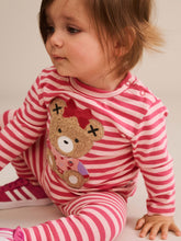 Load image into Gallery viewer, Huxbaby Stripe Playsuit Berry
