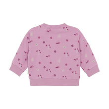 Load image into Gallery viewer, Minymo Flower Print Sweatshirt and Jogger Orchid
