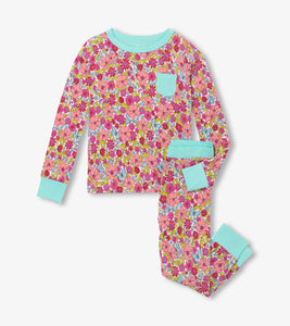 Hatley Groovy Flowers Bamboo Pyjamas