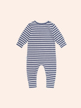 Load image into Gallery viewer, Huxbaby Stripe Playsuit Navy
