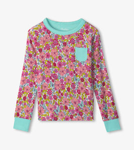 Hatley Groovy Flowers Bamboo Pyjamas