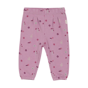 Minymo Baby Onesie and Print Jogger Orchid