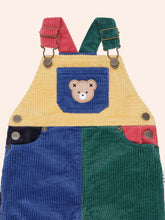 Load image into Gallery viewer, Huxbaby Colour Block Cord Overalls Brights
