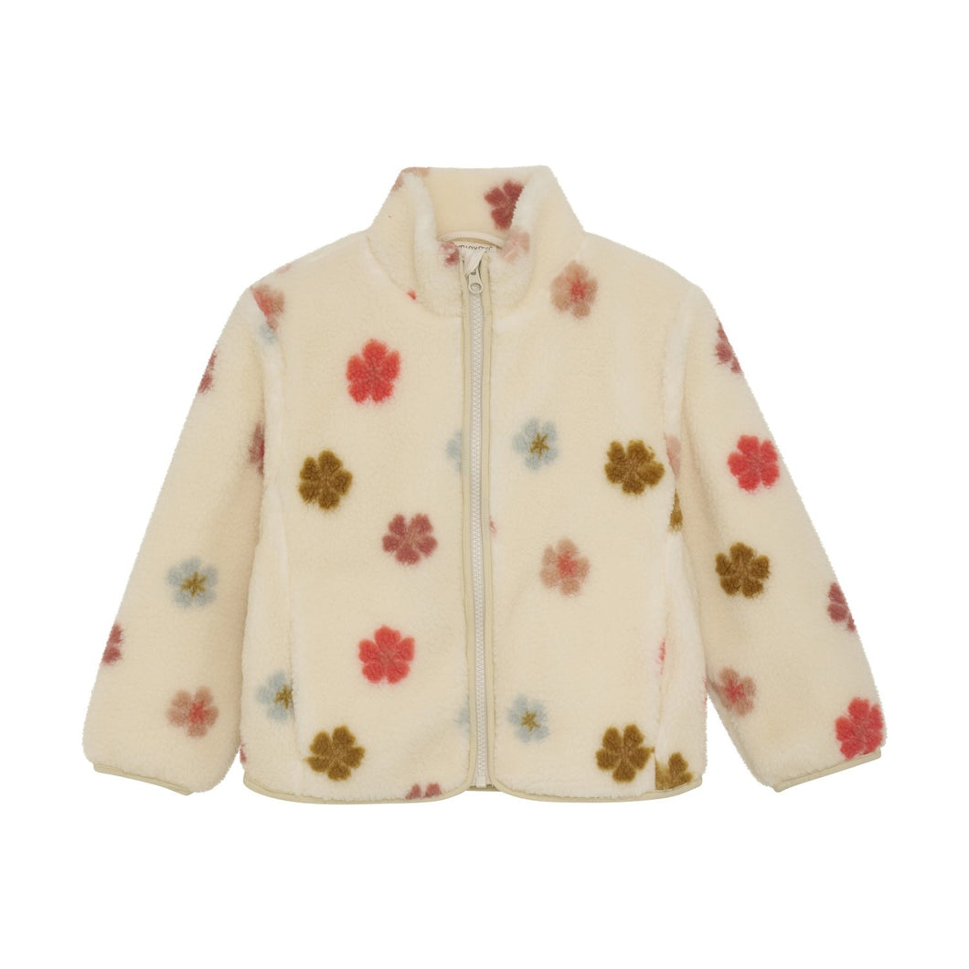 Minymo Flower Sherpa Jacket