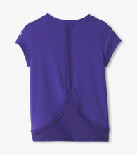 Load image into Gallery viewer, Hatley Purple Opulence Mesh Trim Tee
