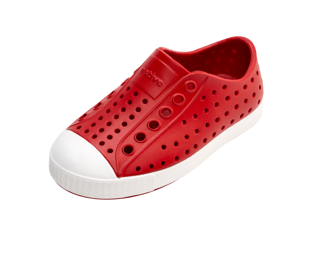 Native Jefferson Kids Shoes Red