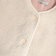 Load image into Gallery viewer, Noppies Sherpa Baby Vest Whitecap
