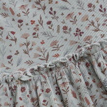 Load image into Gallery viewer, Minymo Flower Print Rib Dress Soft Sage
