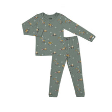 Load image into Gallery viewer, Coccoli Trucks Cotton Modal PJs Green

