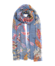 Load image into Gallery viewer, Echo Flower Trail Wrap Blue Dusk
