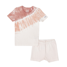 Load image into Gallery viewer, Coccoli Tie Dye Cotton Modal Summer PJs Coral
