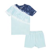 Load image into Gallery viewer, Coccoli Tie Dye Cotton Modal Summer PJs Marine

