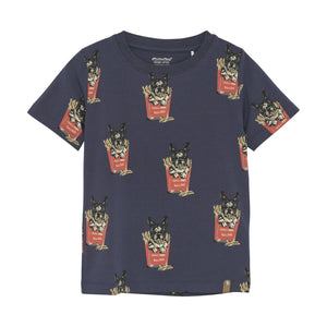 Minymo French Fry Bulldog Tee