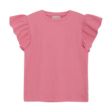 Load image into Gallery viewer, Minymo Ruffle Sleeve Tee Pink

