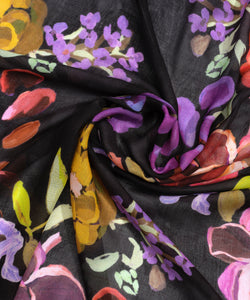 Echo Happy Floral Wrap Black