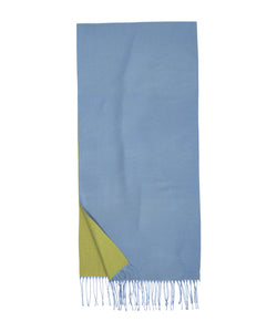 Echo Double Face Scarf Blue Glacier