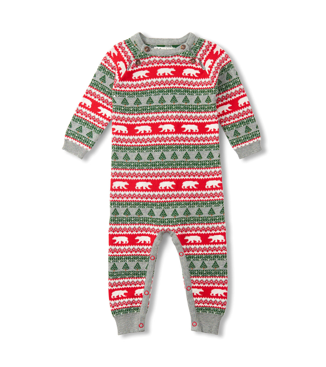 Hatley Polar Bear Fairisle Sweater Romper