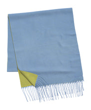 Load image into Gallery viewer, Echo Double Face Scarf Blue Glacier
