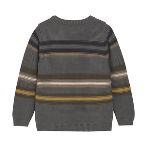 Minymo Pullover Stripe Cotton Sweater