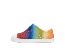 Load image into Gallery viewer, Native Jefferson Print Kids Shoes Rainbow Gradient
