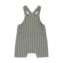 Load image into Gallery viewer, Minymo Baby Onesie and Stripe Overall Sage
