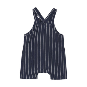 Minymo Baby Onesie and Stripe Overall Navy