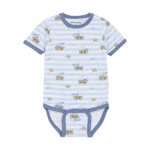 Minymo Boating Friends Onesie