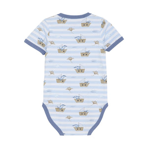 Minymo Boating Friends Onesie