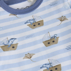 Minymo Boating Friends Onesie