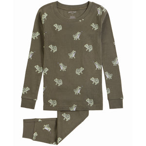 Petit Lem Frog Print Pyjamas