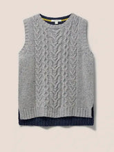 Load image into Gallery viewer, White Stuff UK Colorblock Cable Vest
