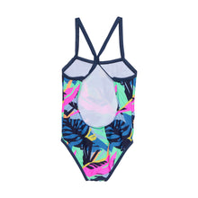 Load image into Gallery viewer, Color Kids Abstract Palm Leaf Swimsuit
