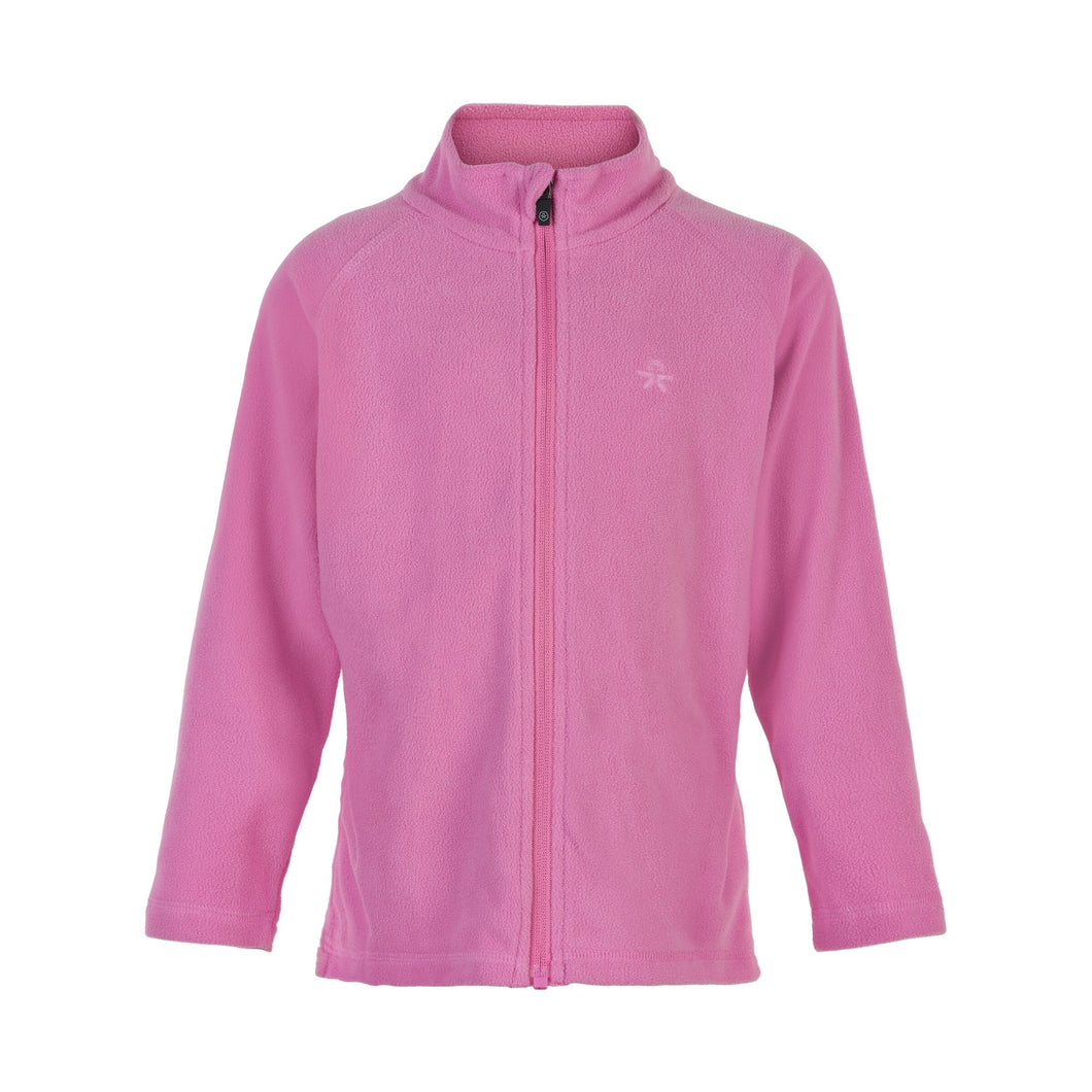 Color Kids Recycled Fleece Jacket Fuchsia Pink