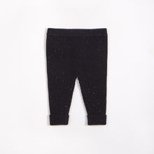 Load image into Gallery viewer, Petit Lem Chunky Baby Sweater Knit Set Black Fleck
