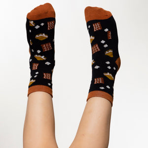 Deux Par Deux Socks Smores and Marshmellows