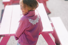 Load image into Gallery viewer, Deux Par Deux Denim Jacket With Butterfly
