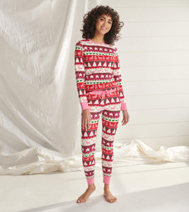 Hatley Holiday Fairisle Womens Pyjamas