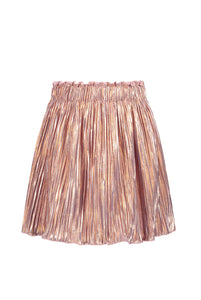 Nono Nandy Shiny Plisse Skirt Vintage Rose