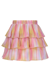Nono Nika 3 Layer Plisse Skirt Vintage Rose